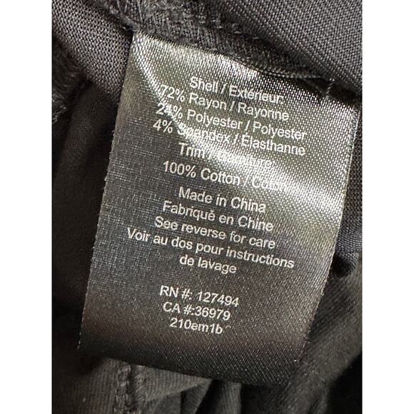 Heartloom Black Drawstring Waist Straight Lounge Pants Women's Size X-Small XS - Picture 6 of 7